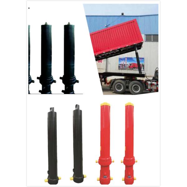 20 Inch Stroke Dump Truck Dump Truck Hydraulic Cylinder Single Acting Welded