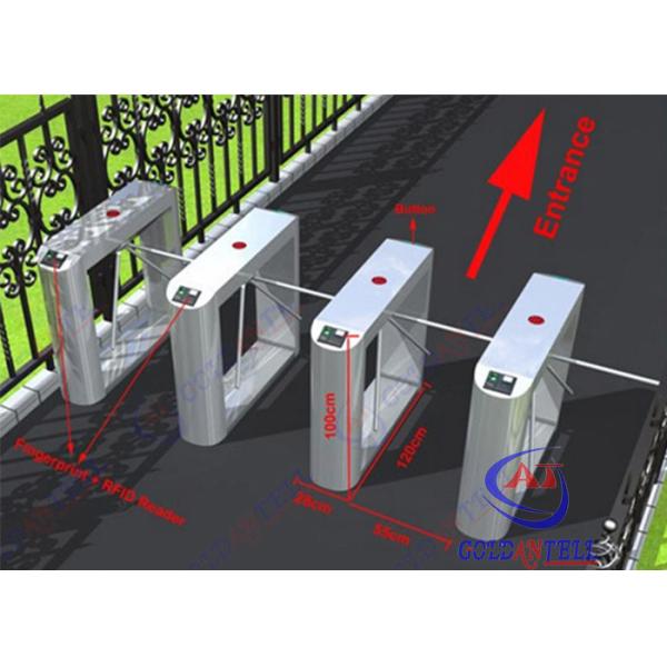 Office Building Half Height Turnstiles Gate
