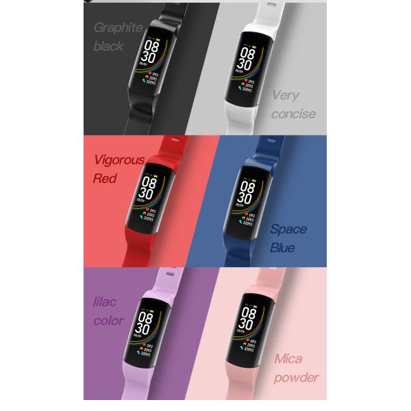 Отслежыватель фитнеса тарифа сердца спорт 20days умный, Wristband кровяного давления 90mAH для женщин