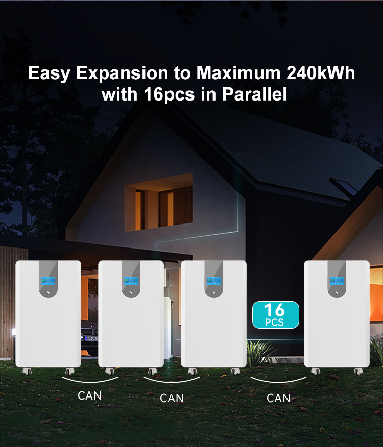 Bulk Supply Available 51.2V LiFePO4 Split Hybrid Grid Battery 15KWh 50KWh 10000 Cycles for Telecom Backup & OEM Projects