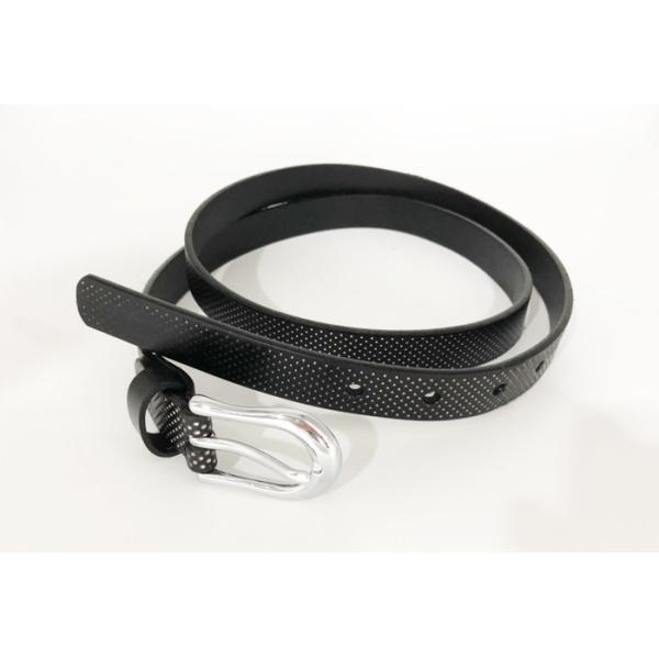 Пряжка Pin пункта кожаного пояса прочных женщин неподдельная выбивая серебряная широко 0,8 дюйма (2.0cm)