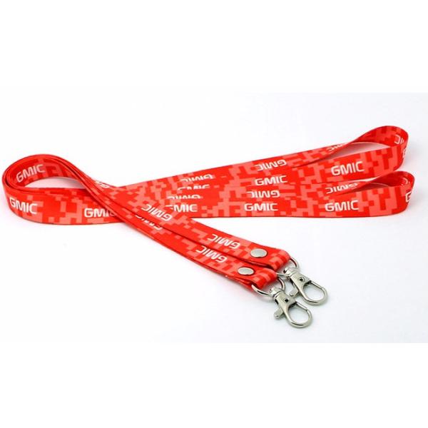 Double Ended Lanyard Badge Holder Retractable Type Funny Dye Sublimation