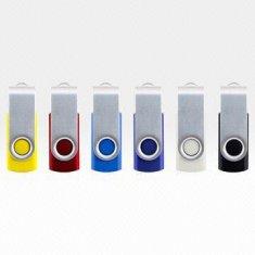 Eslabón giratorio 1GB, 2GB, 4GB, 8GB, memoria USB del metal 16GB compatible con la PC AT-027