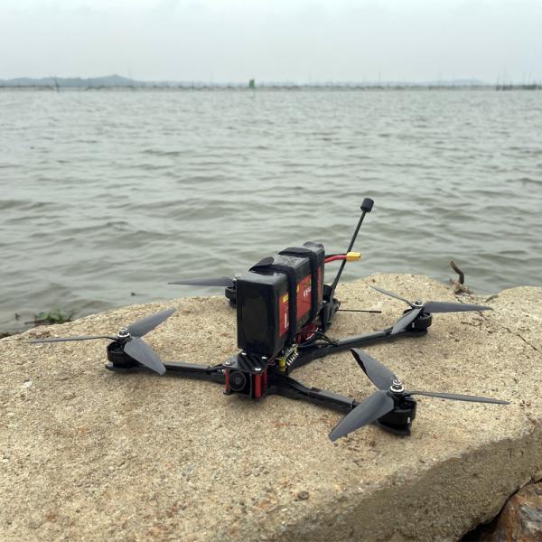 Velocidade rápida 9 polegadas Um botão de retorno FPV Drone com câmera de visão noturna para pesquisa científica civil
