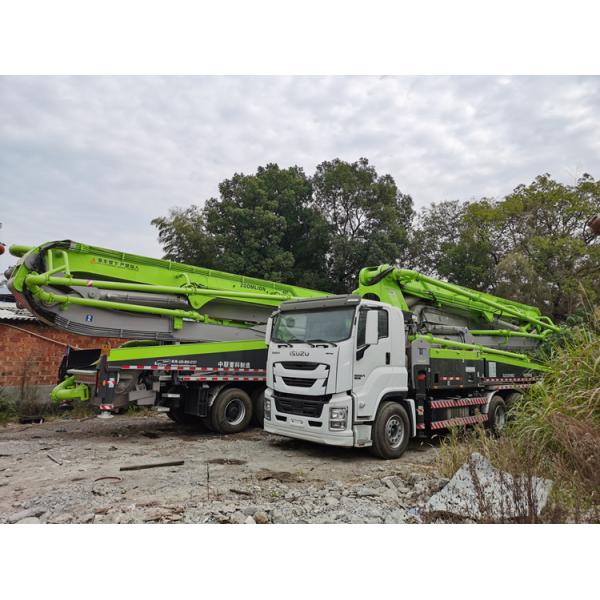 BENZ Chassis Second Hand Concrete Pump Truck 46meter 52m 60m