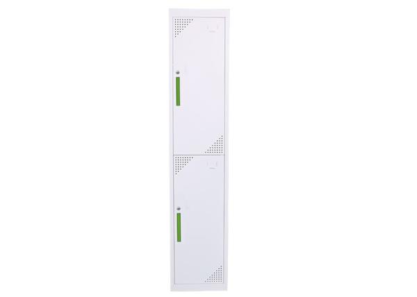 School 2 Door Steel Lockers SPCC Vertical 1850*380*450MM