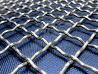 Light Type Crimped Wire Mesh With Food Grade Stainless Steel Used Roast