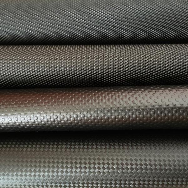 Leather grain non-slip black PVC mats/grounding mat / floor protection mat