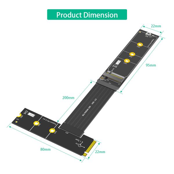 3.3V M.2 NGFF Adapter Adapter Left Steering M2 Nvme To Sata With LED