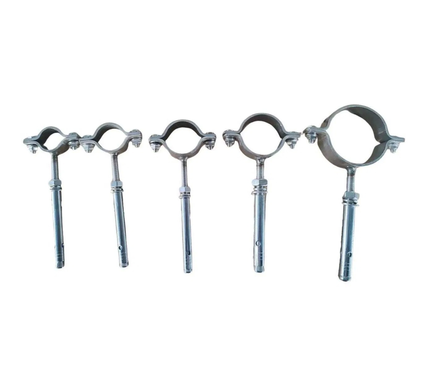 304 Stainless Steel Pipe Support Bracket Polished Surface GB Standard Industrial