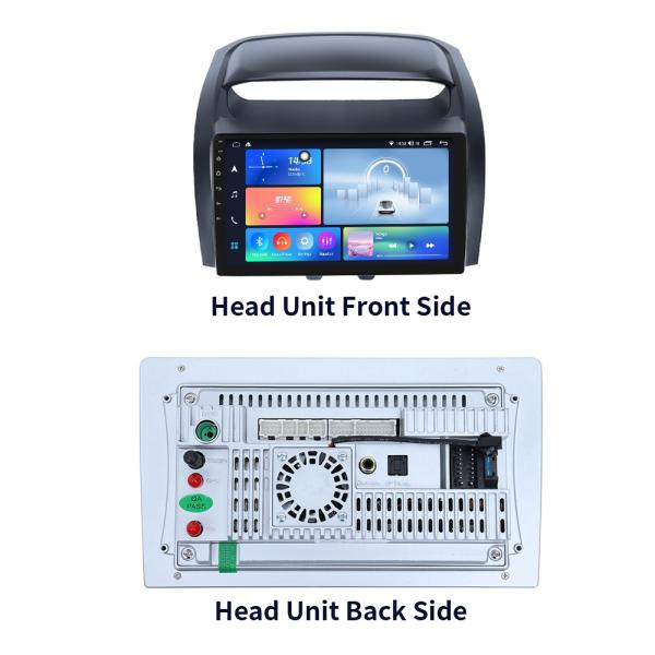 Kia SORENTO 2013-2014 Car Navigation DVD Player with Black Frame Wiring Harness and 9 Inch Screen