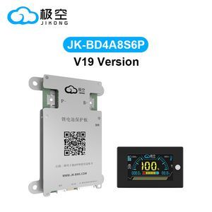 4s 5s 6s 7s 8s LiFePO4 BMS Bd4a8s4p 12V 24V with 0.4A Active BMS 40A 60A LiFePO4 Li-ion Lto Battery Smart BMS