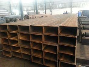 Weld Galvanized Hollow Steel Pipe , Thin Wall Square Tubing Double Submerged Arc