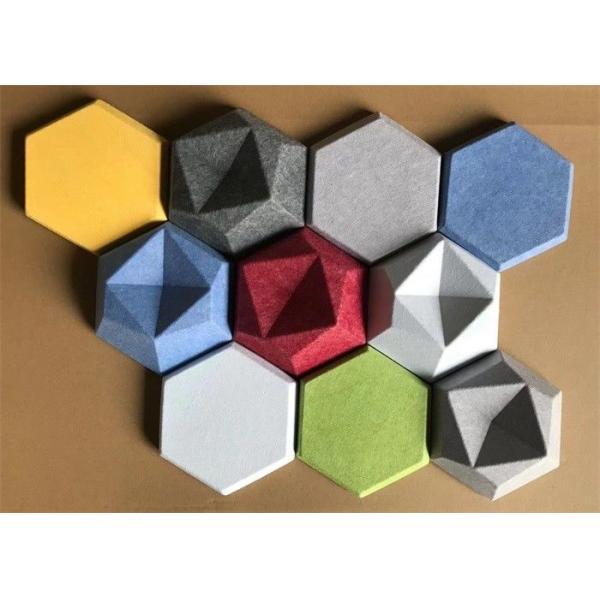 Decorative Sound Absorption Panels for Walls - Eco- friendly Polyester Fiber Acoustic Tiles