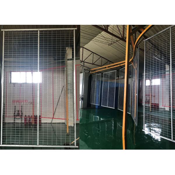 Flexible Design Temporary Fence Panels / Removable Fence Panel For Industrial Sites