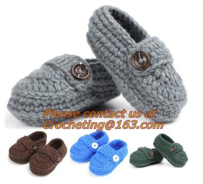 Baby Booties, Socks Knitted, Newborn Loafers Shoes Plain Infant Slippers Footwear, knitwea