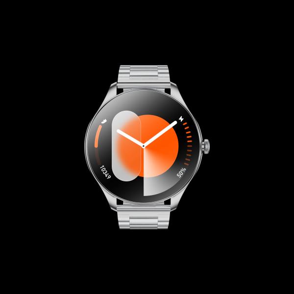 SK42 Montre Connectée Ultra Fine Appel BT Lecteur de Musique Écran Amoled