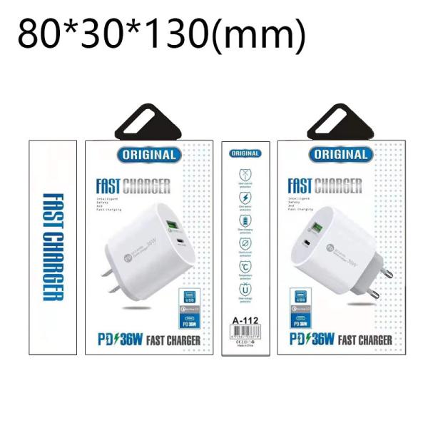 5V 3.1A 20W Macaron PD QC3.0 Quick Charger With USB Data Cable