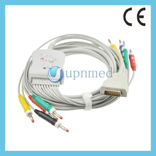GE-Marquette one-piece 10 lead EKG cable with leadwires