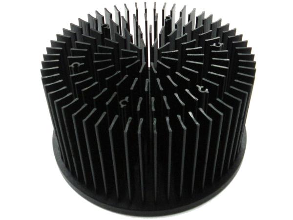 RoHS Aluminium Forged Heat Sink For LED Anticorrosive 160x82mm