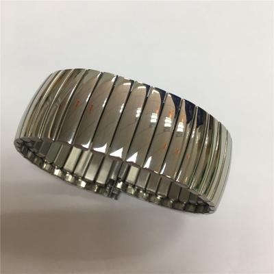 304 Stainless Steel Watch Bracelet , 20mm Metal Watch Band For Mens