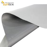 Tissu de fibre de verre coloré par tissu enduit de silicone ignifuge de fibre de verre de Suntex pour des barrières d'isolation thermique, bouclier thermique