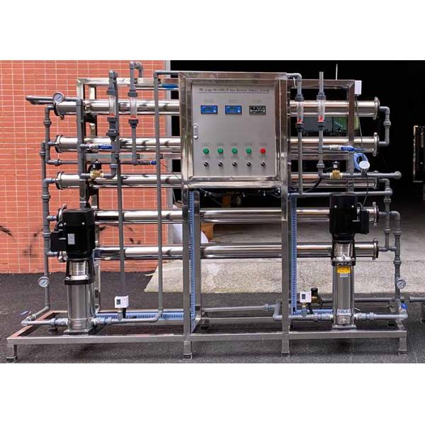 RO System Ultrapure Water Equipment 1000LPH For Food / Beverage/ Medicine/ Chemical / Petroleum Industry