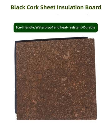 Eco-Friendly Black Cork Sheet Dark Cork Board Roll Tiles For Crafts