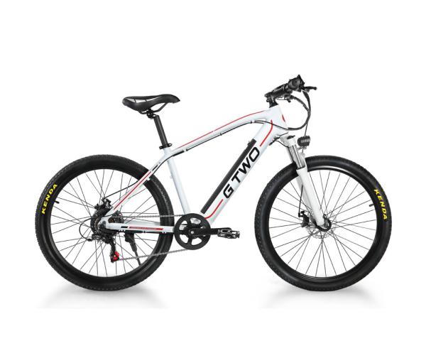 26 Inch Retro Electric Bicycle 48V 10AH Integrated Battery Shimano 7 Speed Derailleur