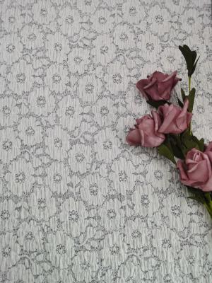 49 Inch White Color High Quality Spandex Floral Lace Fabric For Lady Clothing Women Dress