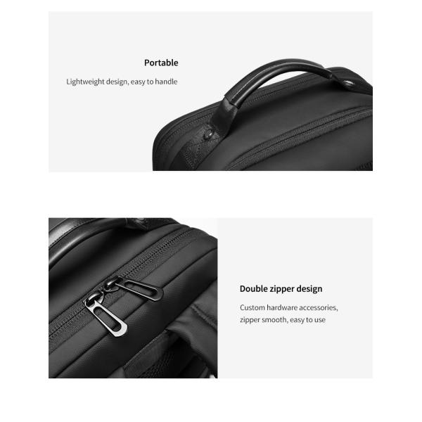 High grade gift custom logo men's outdoor waterproof laptop bag business Backpack