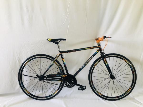Aluminum Alloy 700C 21 Speed Road Bike / Racing Bicycle With Single Speed