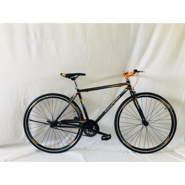 Aluminum Alloy 700C 21 Speed Road Bike / Racing Bicycle With Single Speed