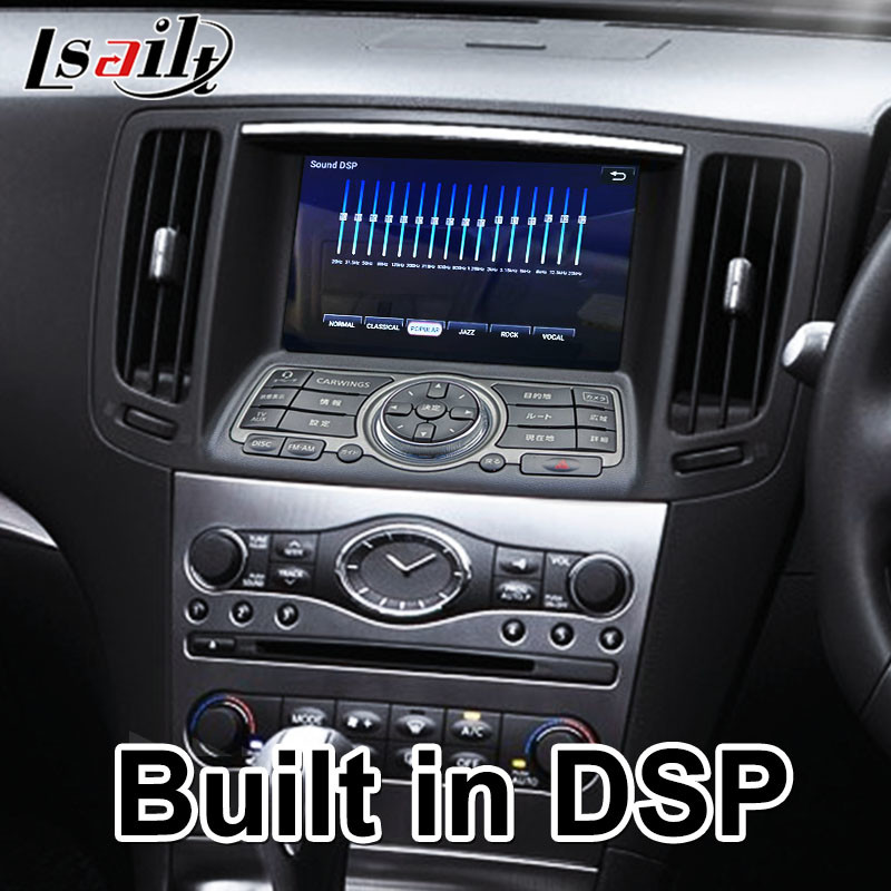 Интерфейс Carplay андроида Lsailt для типа SP 2010-2014 Nissan Skyline 370GT V36
