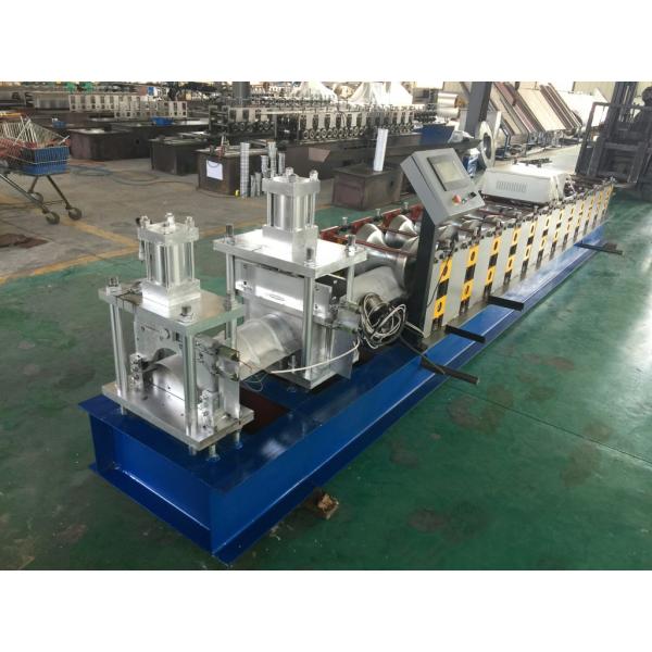 Popular Metal Roof Roll Forming Machine 0.3 - 0.8mm Thickness With Hydraulic Cutter