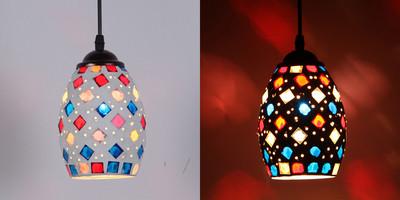Turkish Style Retro Vintage Pendant Light island lamp single glass pendant lighting(WH-DC-36)