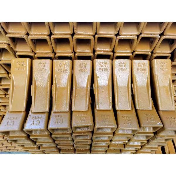 E307 Excavator Tooth Adapter , 6y3222 Bucket Teeth Metallic Color