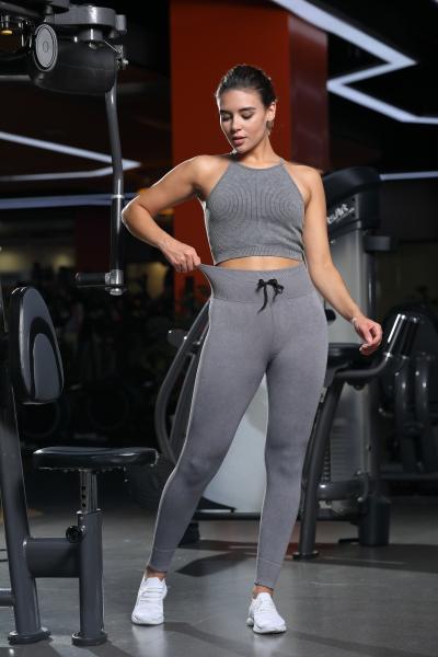 Couleur solide soutiens-gorge de yoga de culture stylé pour gym et vêtements de rue