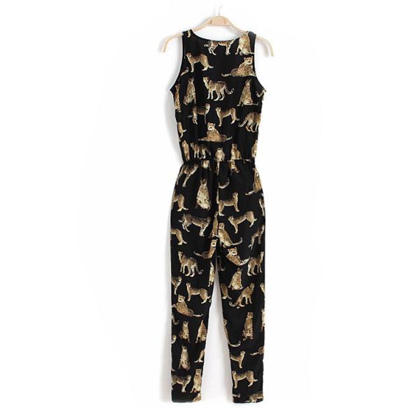 Summer Sleeveless Women Jumpsuits And Rompers With Microfiber