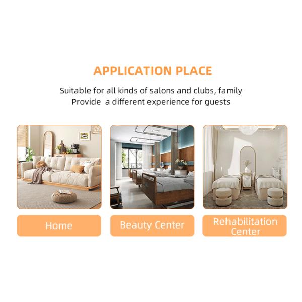 Нефритовый турмалин камень Дальний инфракрасный саунный одеял Корпус 110V