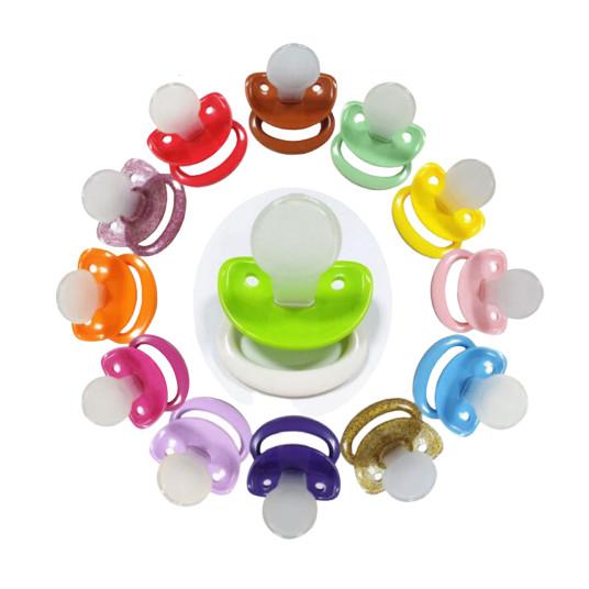 Clear Baby Nipple Pacifier For Premature Baby , Small Luxury Baby Pacifiers
