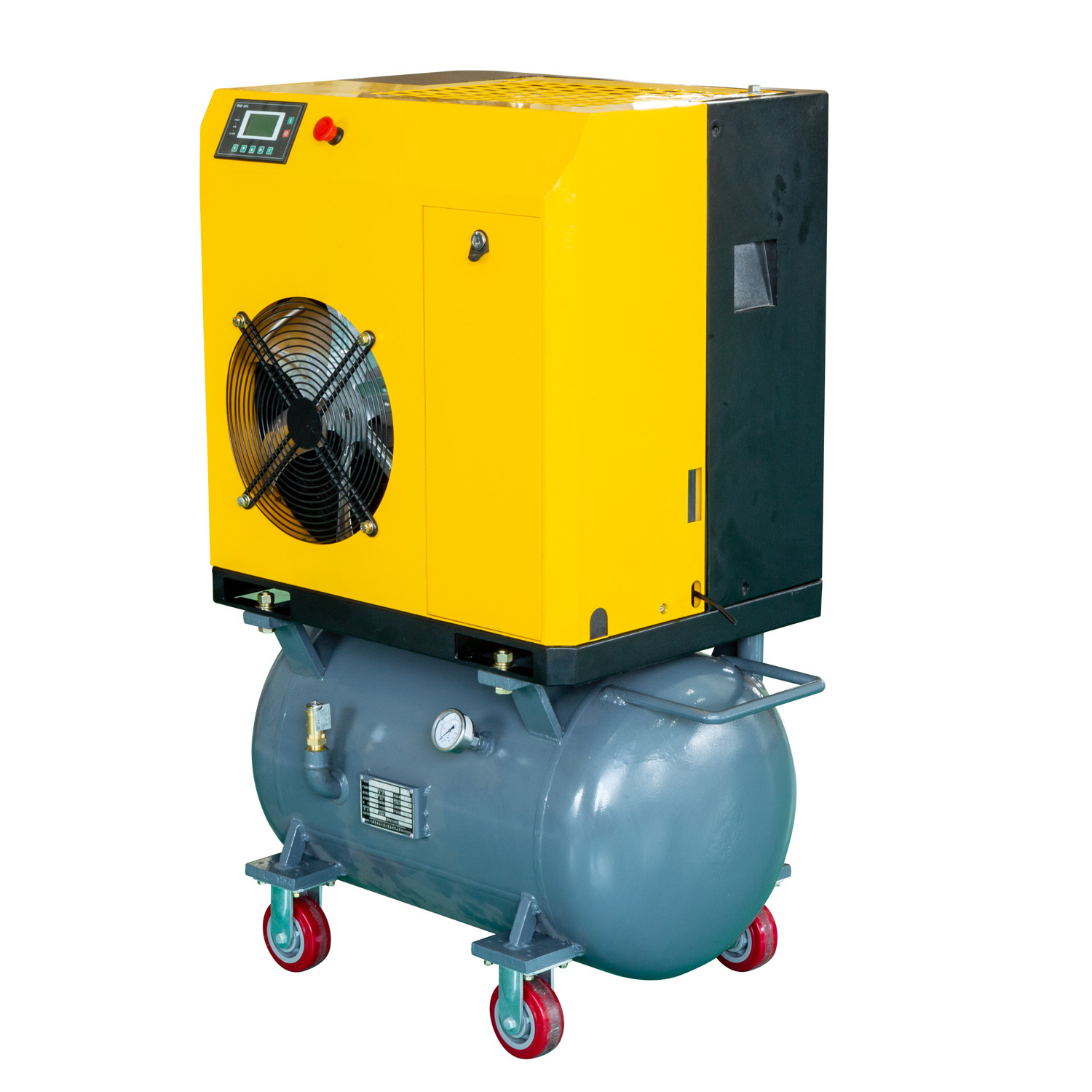 Компрессор винта ременной передачи воздушного охлаждения 7.5kw впрыснутый маслом роторный
