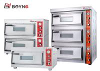Pizza de cuisson de chauffage rapide Oven Double Deck Pizza Stove électrique ou gaz disponible