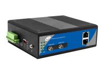 Ethernet de conexión en cascada industrial del interruptor 10/100Mbps 2 de la fibra de Ethernet y 2 puertos ópticos