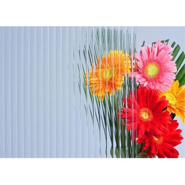 Furniture Patterned Glass Sheets Solid Millennium Glass 5mm Thickness