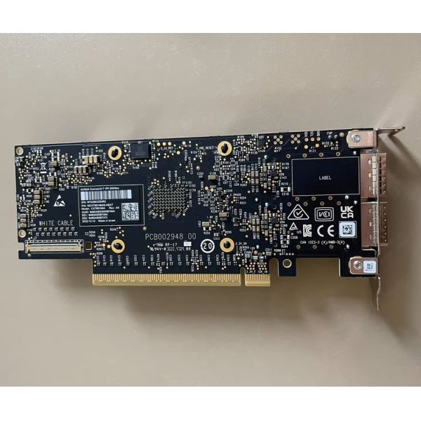 ConnectX-7 MCX755106AS-HEAT 200 Gb/S Dual Port QSFP112 InfiniBand Network Interface Card