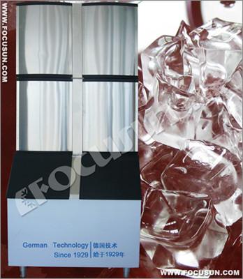 Máquina de fabricação de gelo de cubos comerciais com material de aço inoxidável durável