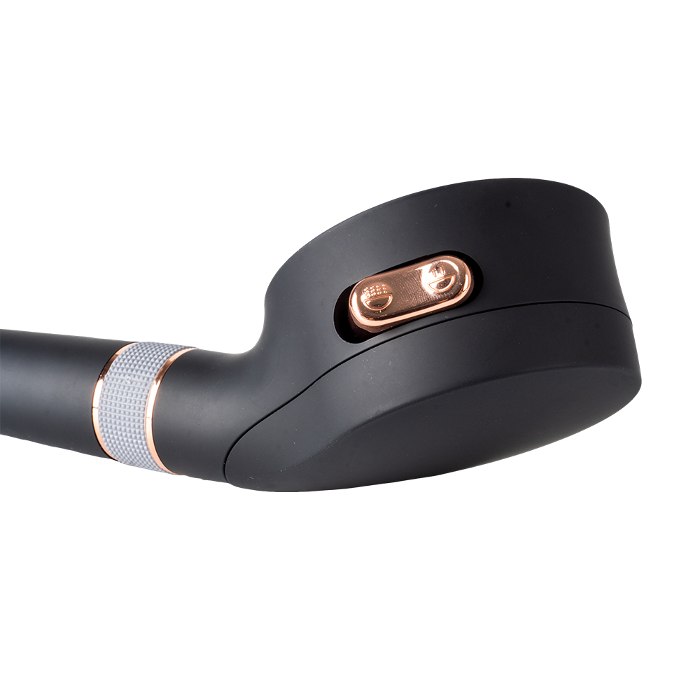 Black Rose Gold Micro Nano Bubble Shower Head 3 Spray Modes Water Saving Handheld Shower