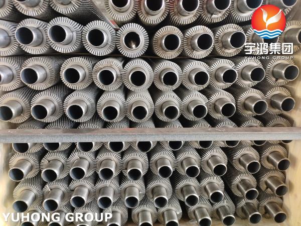 ASME SA192 Serrated Fin Tube For Waste Heat Ecovery System Gas Cooler