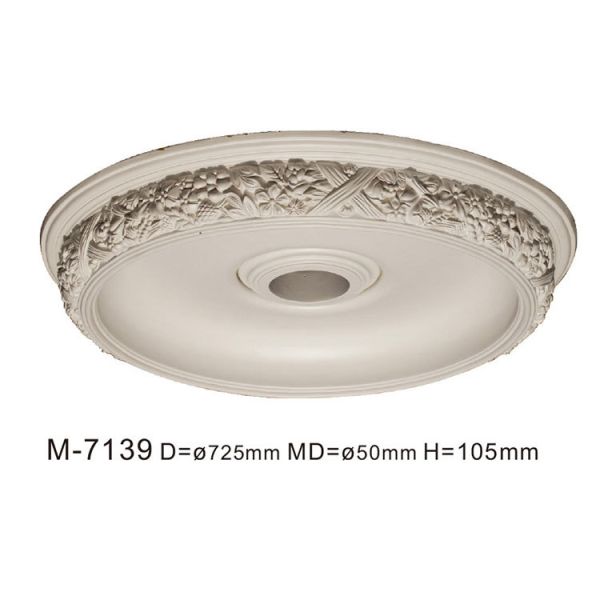 M-7139 High Density Urethane Rose Anti-Aging Neat Ceiling Panel